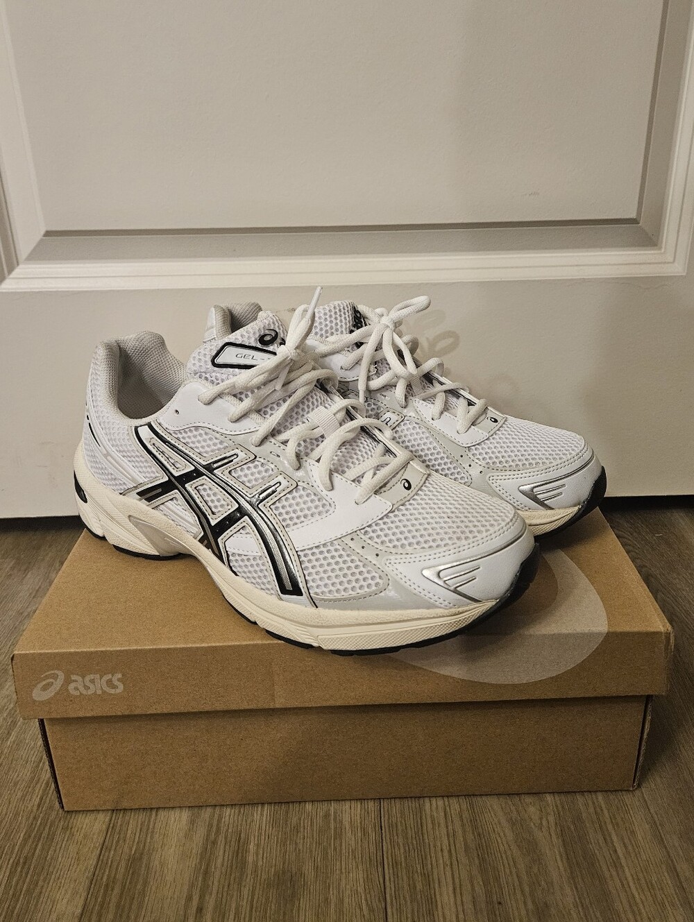 Asics GEL 1130 White Cloud Grey Athletic Sneakers